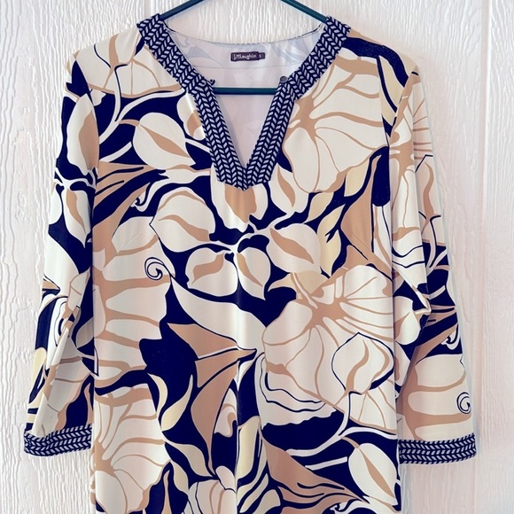 J. McLaughlin Women's Catalina Cloth Nylon/Spandex Blend Dress size small - Picture 2 of 4